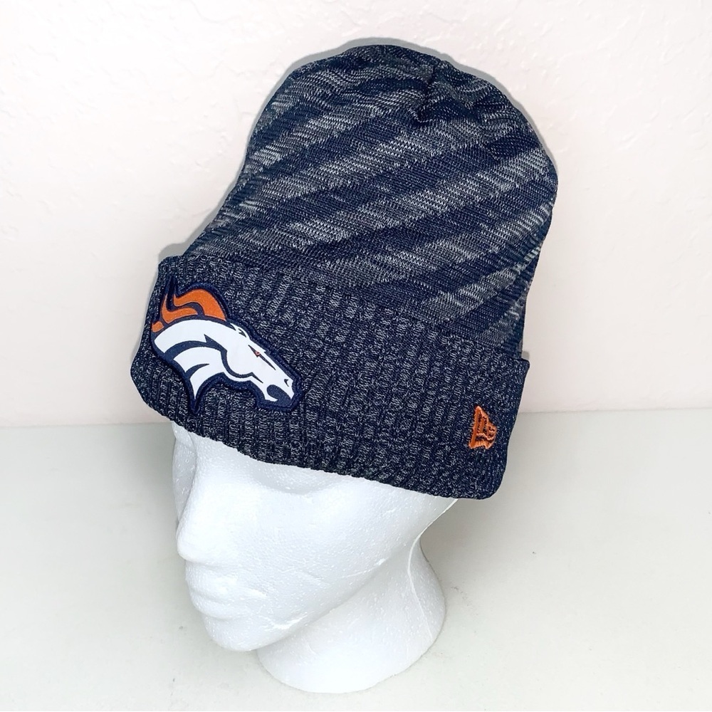 Denver Broncos Knit Hat Unisex One Size Cuffed Toboggan Logo Cozy Warm